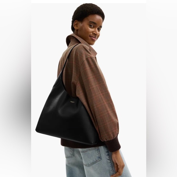 Coach Brooklyn 34 Leather Shoulder Bag in black - Picture 2 of 6